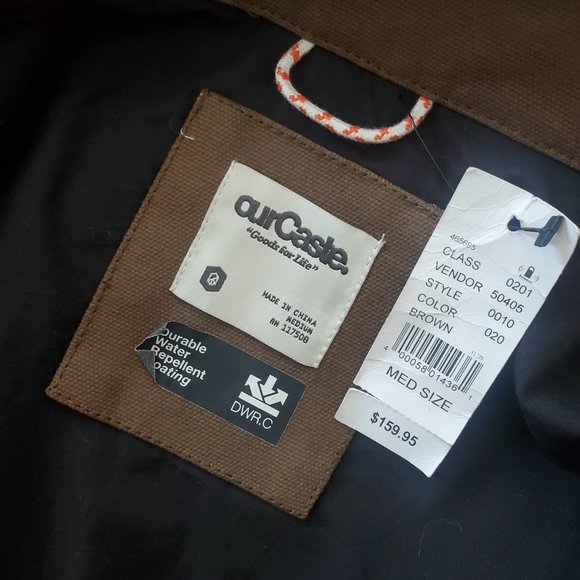 Heritage Men's Earth Tone Military Field Jacket Durable Water Repellent Coating - Picture 2 of 9